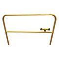 Guardrail, 8 Ft. L, 3-1/2 Ft. H, Yellow