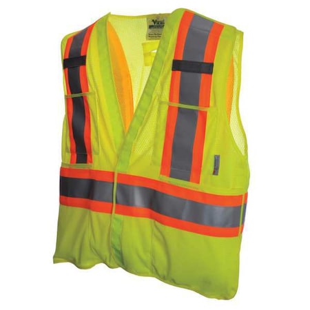 Safety Vest, Mesh, Green, S/M