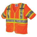 High Visibility Vest, Class 3, 4XL, Orange