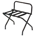 Luggage Rack,High Back,Black,PK6