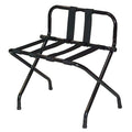 Luggage Rack,w/ High Back,Black,PK6