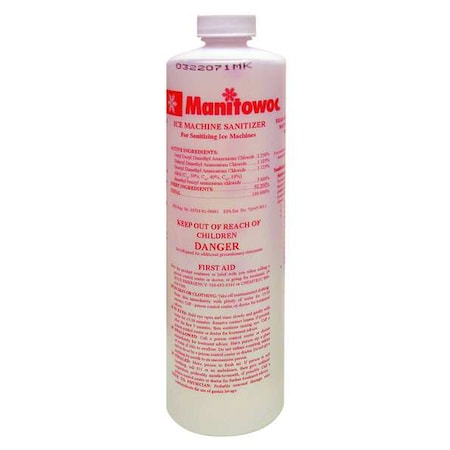 Ice Machine Sanitizer, Cuber Machines, 16 oz Size, Liquid