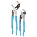 2 Piece Plastic Grip Tongue and Groove Plier Set Dipped Handle