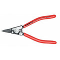 7-1/4" Circlip Pliers For Grip Rings On Shafts, Plastic Grip