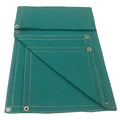 Standard Duty Tarp, 15 ft 6 in x 23 ft 6 in, 15 Mil, Jade Green, Polyester Coated Cotton Canvas