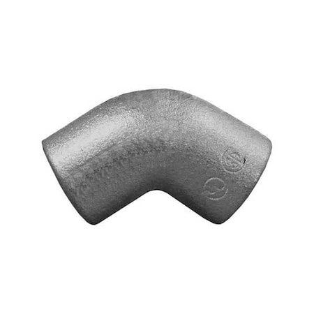 IMC 45 Deg Elbow, 1/2 in, Threaded, Aluminum, Powder Coated, Silver