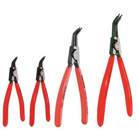 Retaining Ring Plier Set, 45 deg., 4 pcs.