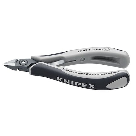 5" Precision Electronics Side Cutter ESD, Ergonomic Grip