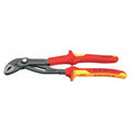 10 in Knipex Cobra V-Jaw Water Pump Plier Serrated, Bi-Material Grip