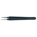 Precision Tweezers, SS, Bent, 4 21/32"L
