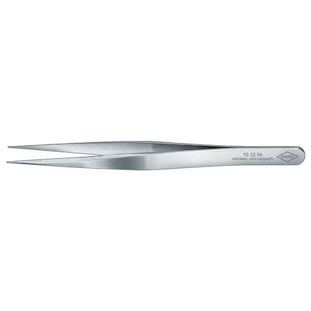 Tweezers, Anti-Mag, Needle, Straight, 4-3/4