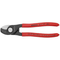 Cable Shears, 6-1/2 In L, 1/0 AWG, Red