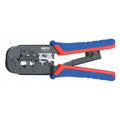 7 1/2 in Crimper RJ-11/12 (6-Poles) 9.65mm, RJ-45 (8-Poles) 11.68mm