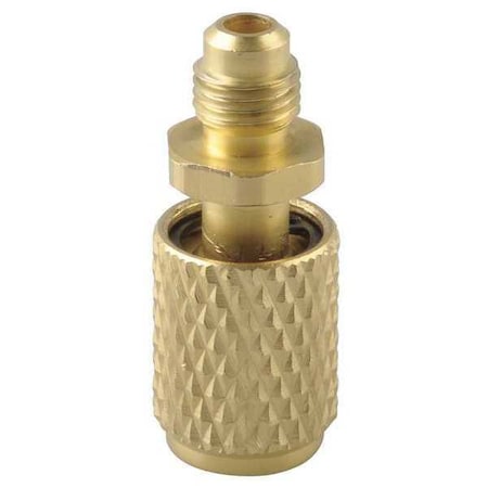 Quick Coupler, Low Loss, 1/4 In MxF, 0 Deg
