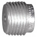 IMC Reducing Bushing, 1 in x 2-1/2 in, Threaded, Aluminum, Powder Coated, Silver