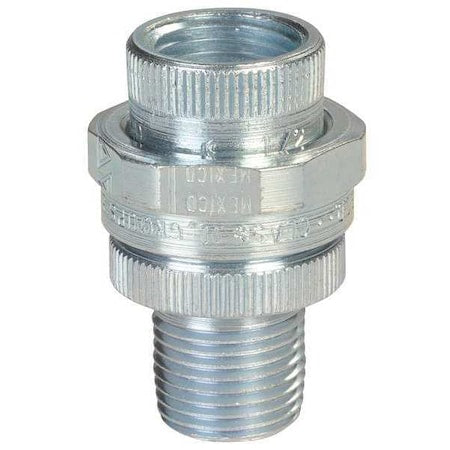 Rigid Union, 3/4 in, Threaded, Steel, Plain, Silver