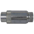 Rigid Union, 3/4 in, Threaded, Steel, Powder Coated, Silver