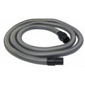 Vacuum Hose, 13 ft L, Gray, Plastic