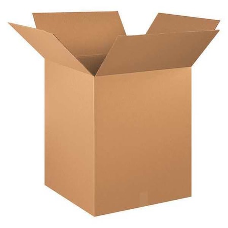 20 in x 20 in x 25 in Shipping Box, Kraft, Corrugate, Single Wall, 32 ECT