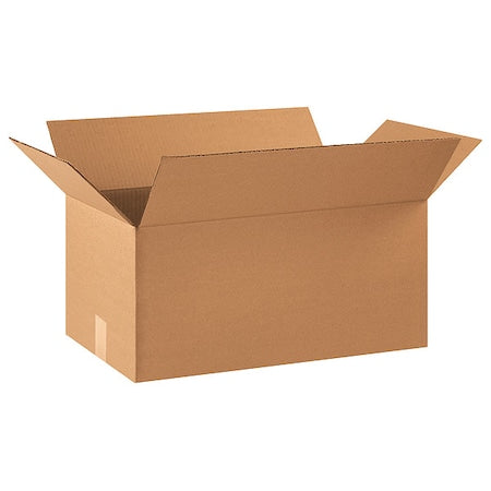 22 in x 12 in x 10 in Shipping Box, Kraft, Corrugate, Single Wall, 32 ECT