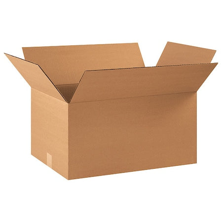 22 in x 14 in x 10 in Shipping Box, Kraft, Corrugate, Single Wall, 32 ECT