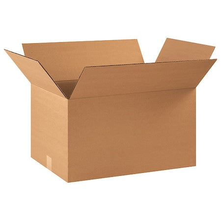 22 in x 14 in x 12 in Shipping Box, Kraft, Corrugate, Single Wall, 32 ECT