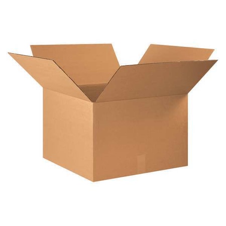 22 in x 22 in x 14 in Shipping Box, Kraft, Corrugate, Single Wall, 32 ECT