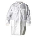 Kimtech A8 Lab Coat, SMS, Snaps Closure, White, 3XL/4XL, 25 PK