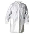 Kimtech A8 Lab Coat, SMS, Snaps Closure, White, S, 25 PK