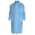 Kimtech A8 Lab Coat, SMS, Snaps Closure, Blue, S, 25 PK