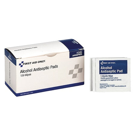 Alcohol Cleansing Pads, 1-1/4x2-5/8, PK100