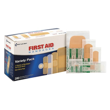 Adhesive Bandage, Sheer, Plastic, Box, PK280