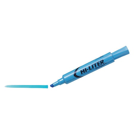 Desk-Style Highlighter, Light Blue, Smear Safe Nontoxic