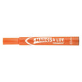 Large Desk-Style Permanent Marker, Chisel Tip, Orange