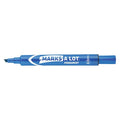 Large Desk-Style Permanent Marker, Chisel Tip, Blue