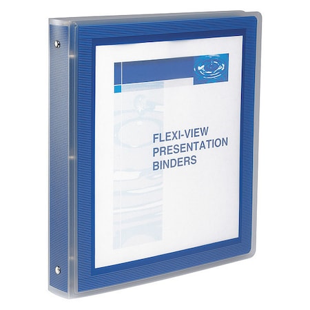 Flexi-View Binder, 1" Round Rings, 175-She