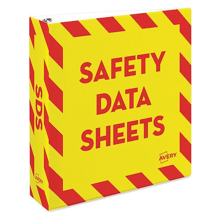 Heavy-Duty Industrial SDS Binder, 2" One-