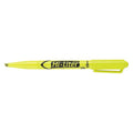 fluorescent Yellow Pen-Style Highlighter, 12/PK