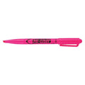 Pen-Style Highlighter, Chisel Tip, Fluorescent Pink, Smear Safe, Nontoxic