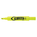 fluorescent Yellow Chisel Tip Highlighter, 12/PK
