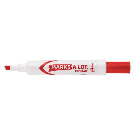 Desk-Style Dry Erase Marker, Chisel Tip, Blue
