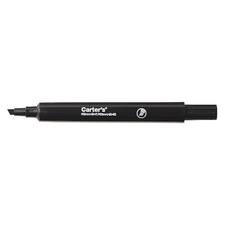 Large Desk-Style Permanent Marker, Chisel Tip, Black
