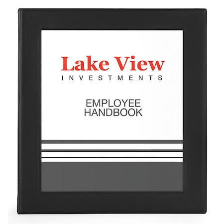 Framed View Binder, 1" One-Touch Rings, 27