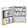 First Aid Kit, Serves 25 People, 1112 Components, ANSI Z308.1-2009, Metal Cabinet Case