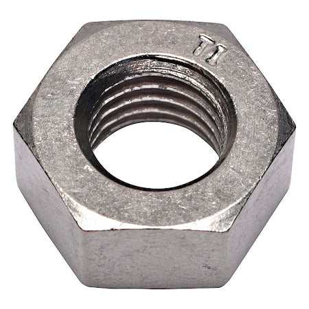 Heavy Hex Nut, M12x1.75, Titanium, Grade 2, Plain, 10 mm Ht