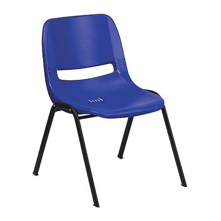Blue Plastic Stack Chair, PK5