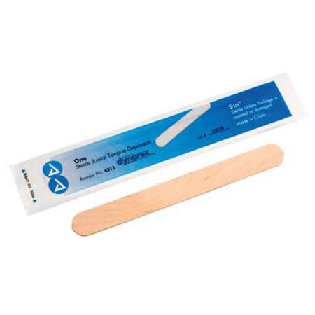 Tongue Depressors, Wood, 5 1/2 in L, 5/8 in W