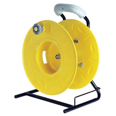 Cord Storage Reel, Hand Operated, No Configuration, 16 AWG, Yellow Reel Color, No Cord Length (Formerly LumaPro)