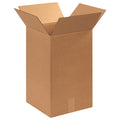 12 in x 12 in x 20 in Shipping Box, Kraft, Corrugate, Single Wall, 32 ECT