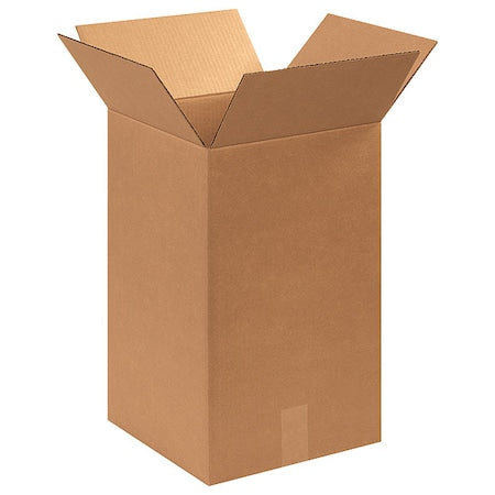 12 in x 12 in x 20 in Shipping Box, Kraft, Corrugate, Single Wall, 32 ECT